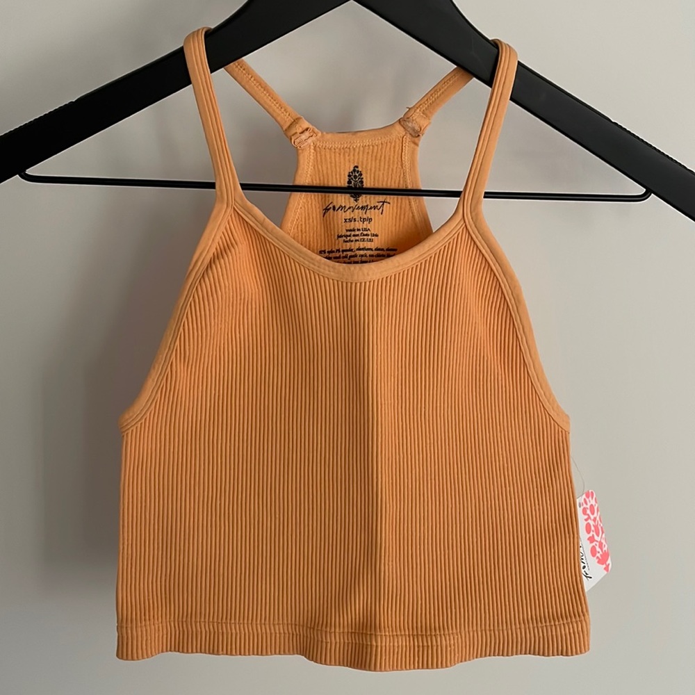 Orange Free People Happiness Runs Crop size XS/S